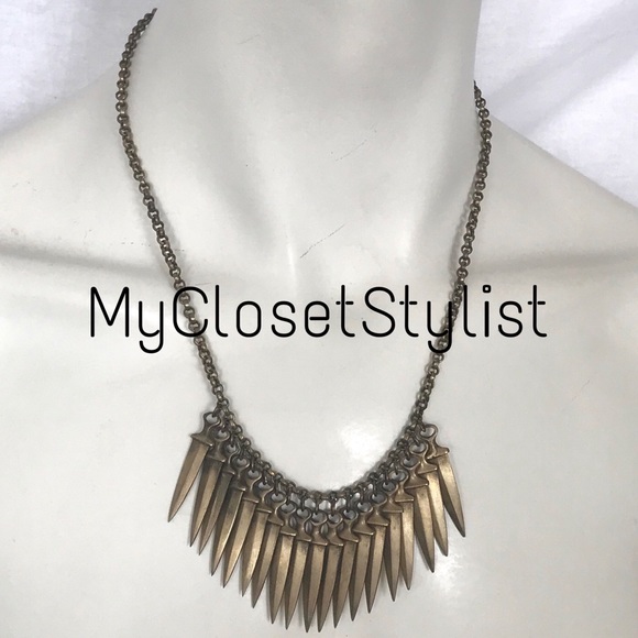 DAGGER NECKLACE ❤ NEW Robert Lee Morris Elizabeth James sword RARE unique gold - Picture 4 of 4